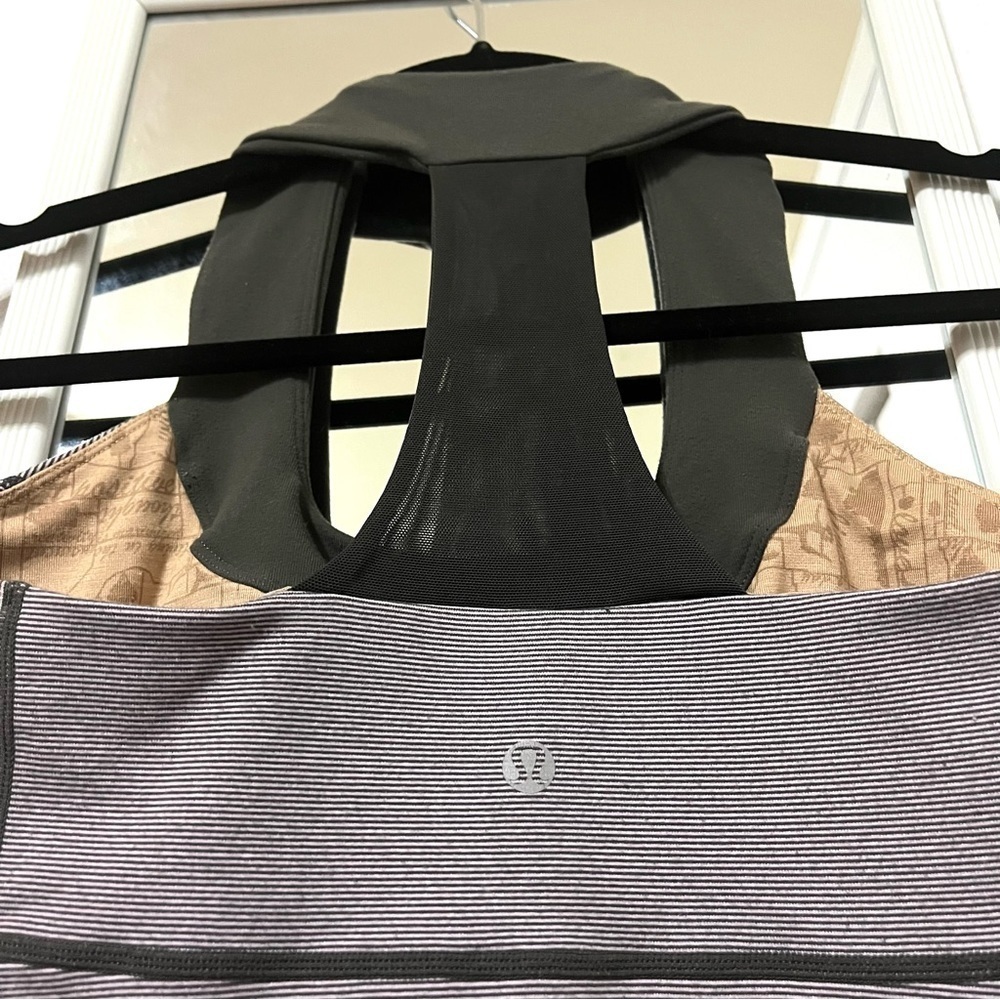 LULULEMON Heathered Scoop Neck Tank Size 6 - Picture 3 of 6